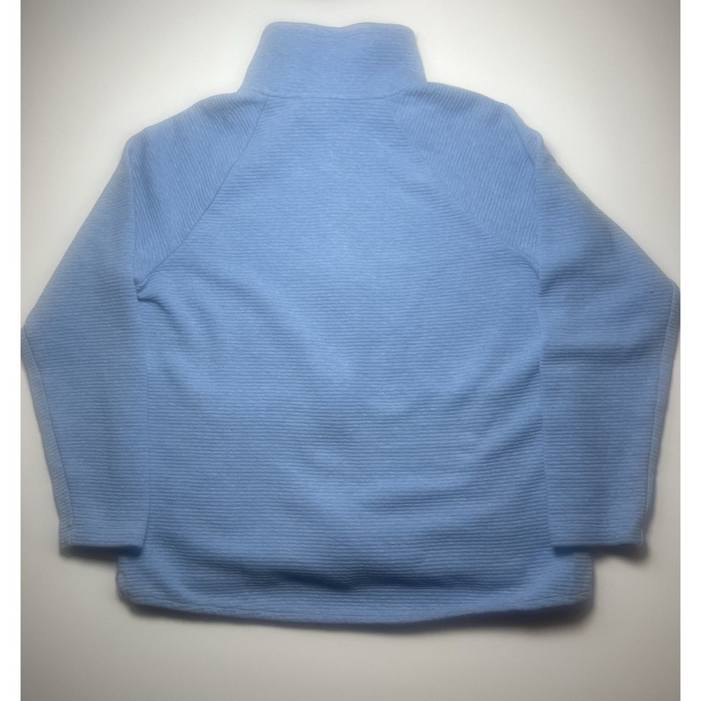 L.L.Bean Women's Lakewashed Double-Knit Full-Zip Jacket Sky Blue Size‎ M - Picture 4 of 5